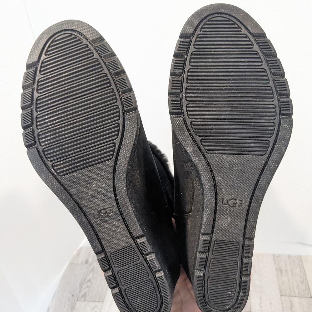 UGG Edelina waterproof suede wedge boots - Picture 14 of 16